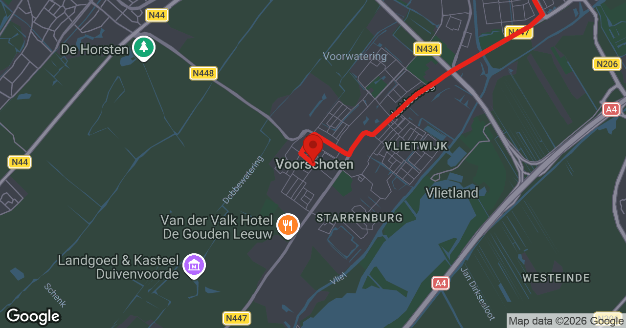 Kaart van de meldlocatie