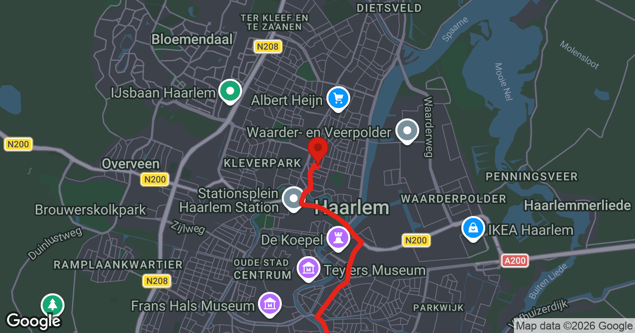 Kaart van de meldlocatie