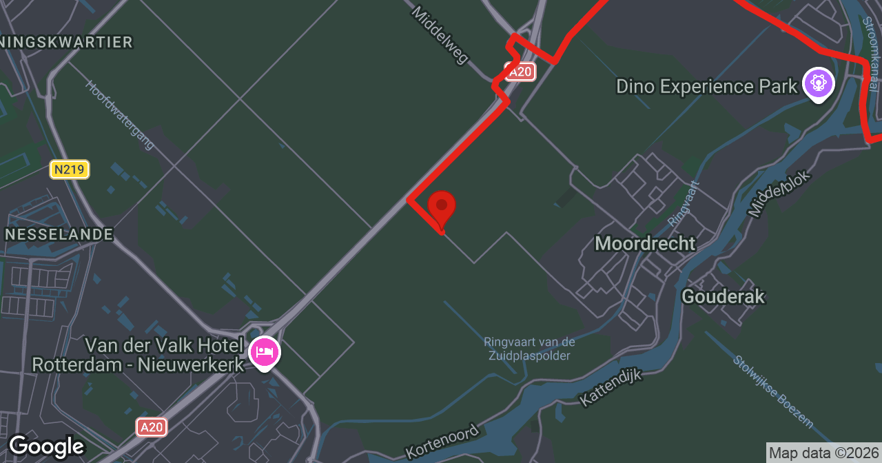 Kaart van de meldlocatie