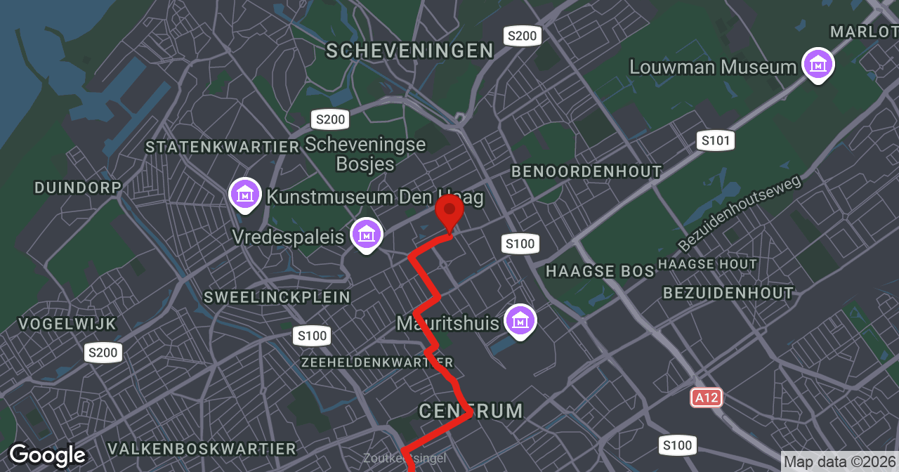 Kaart van de meldlocatie