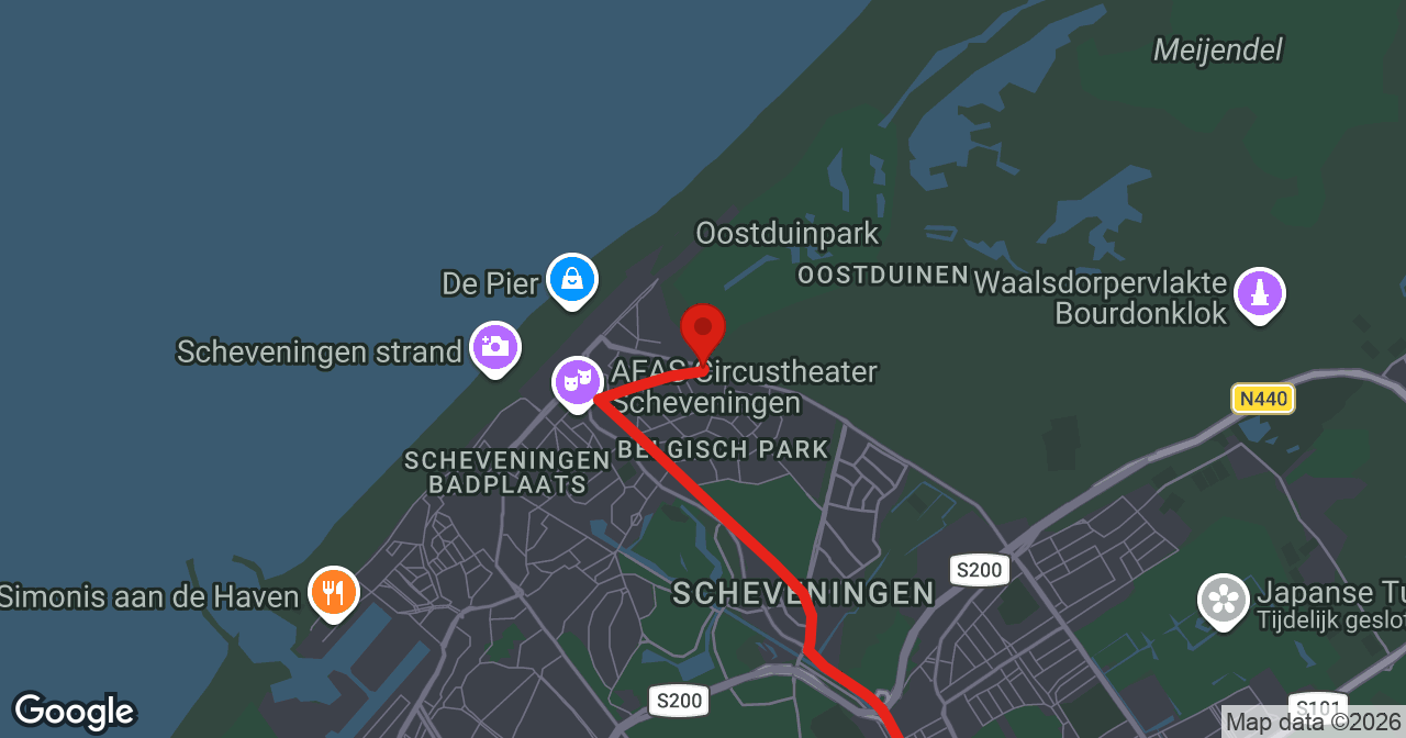 Kaart van de meldlocatie
