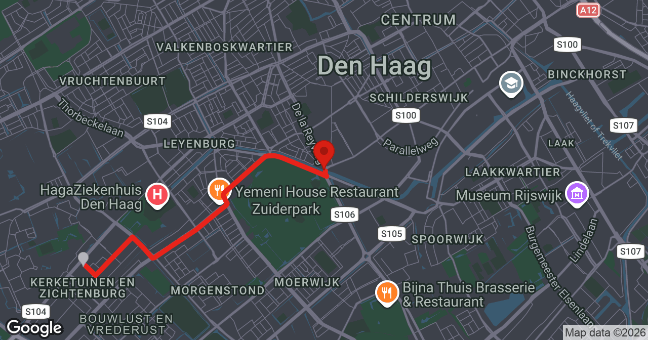 Kaart van de meldlocatie