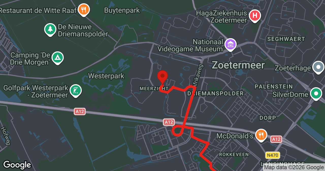 Kaart van de meldlocatie