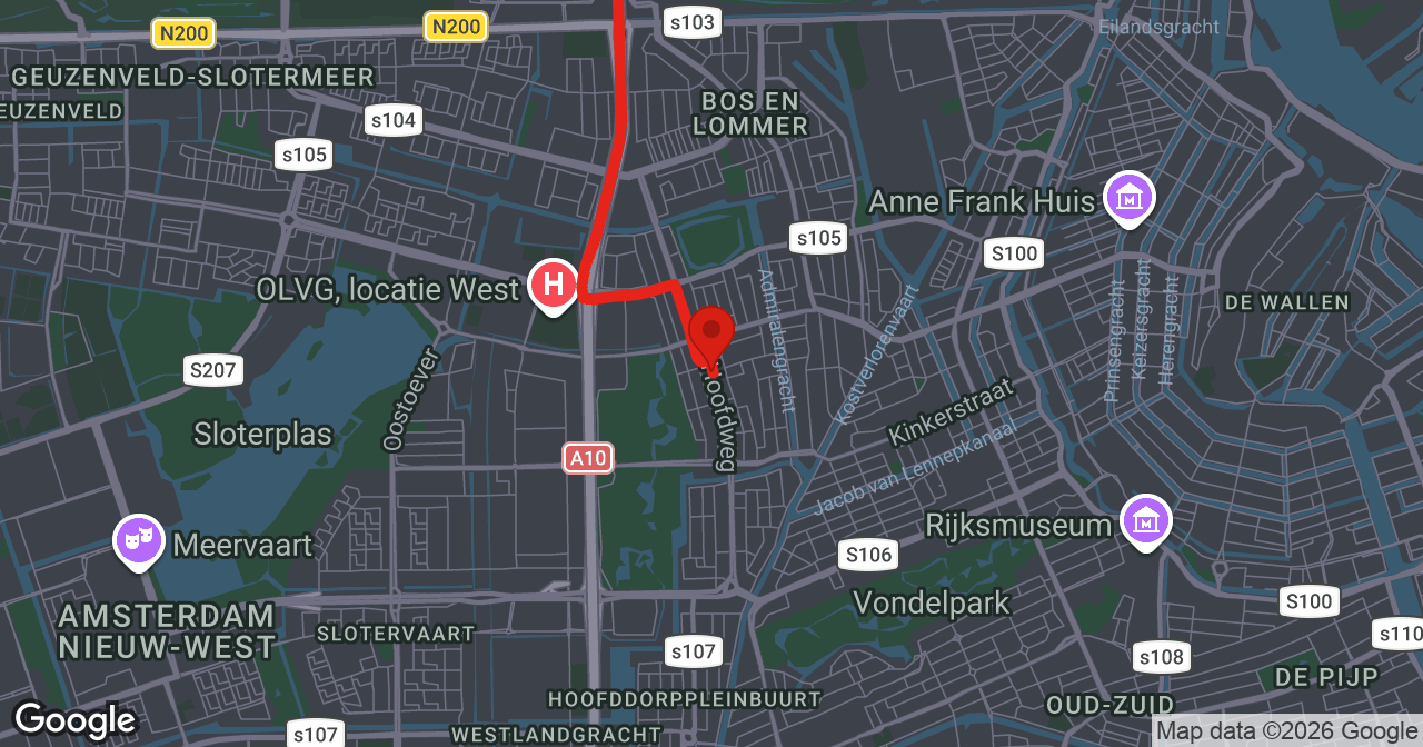 Kaart van de meldlocatie