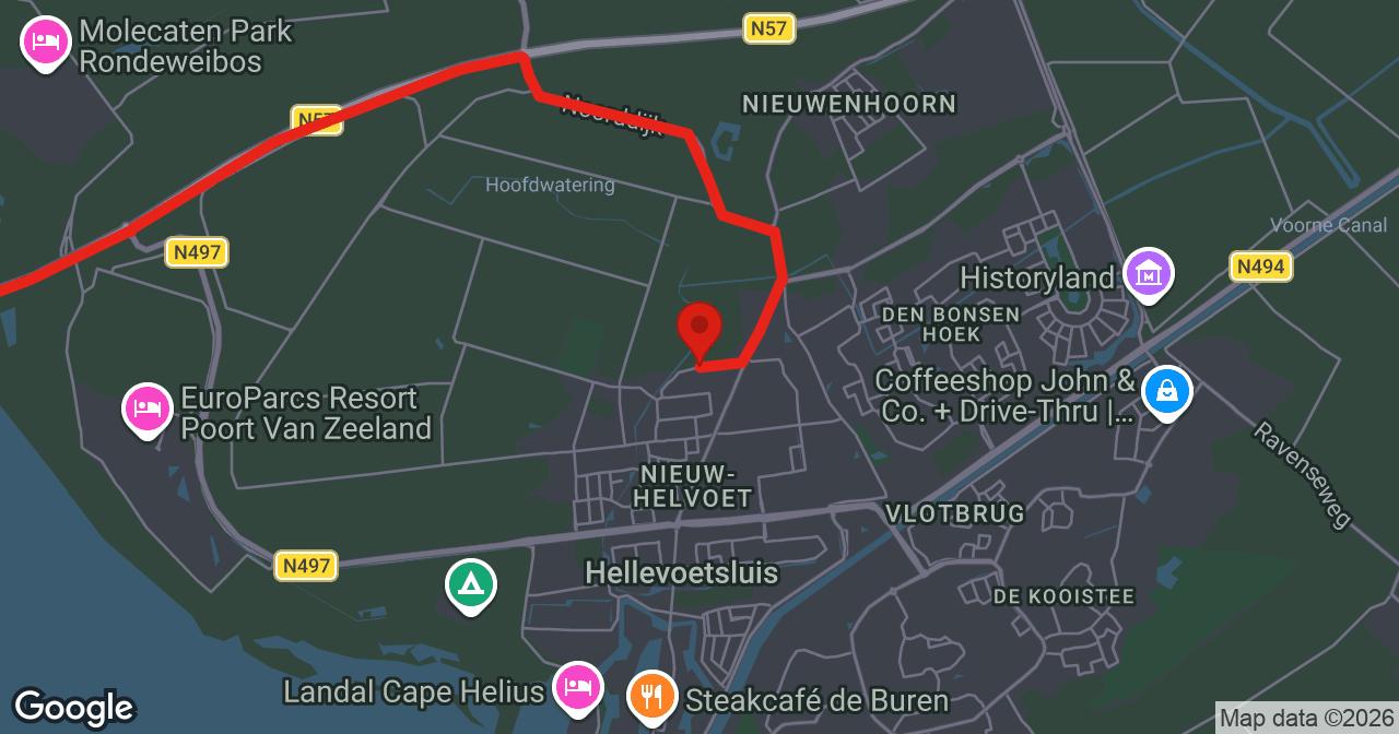 Kaart van de meldlocatie