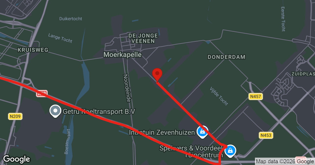 Kaart van de meldlocatie