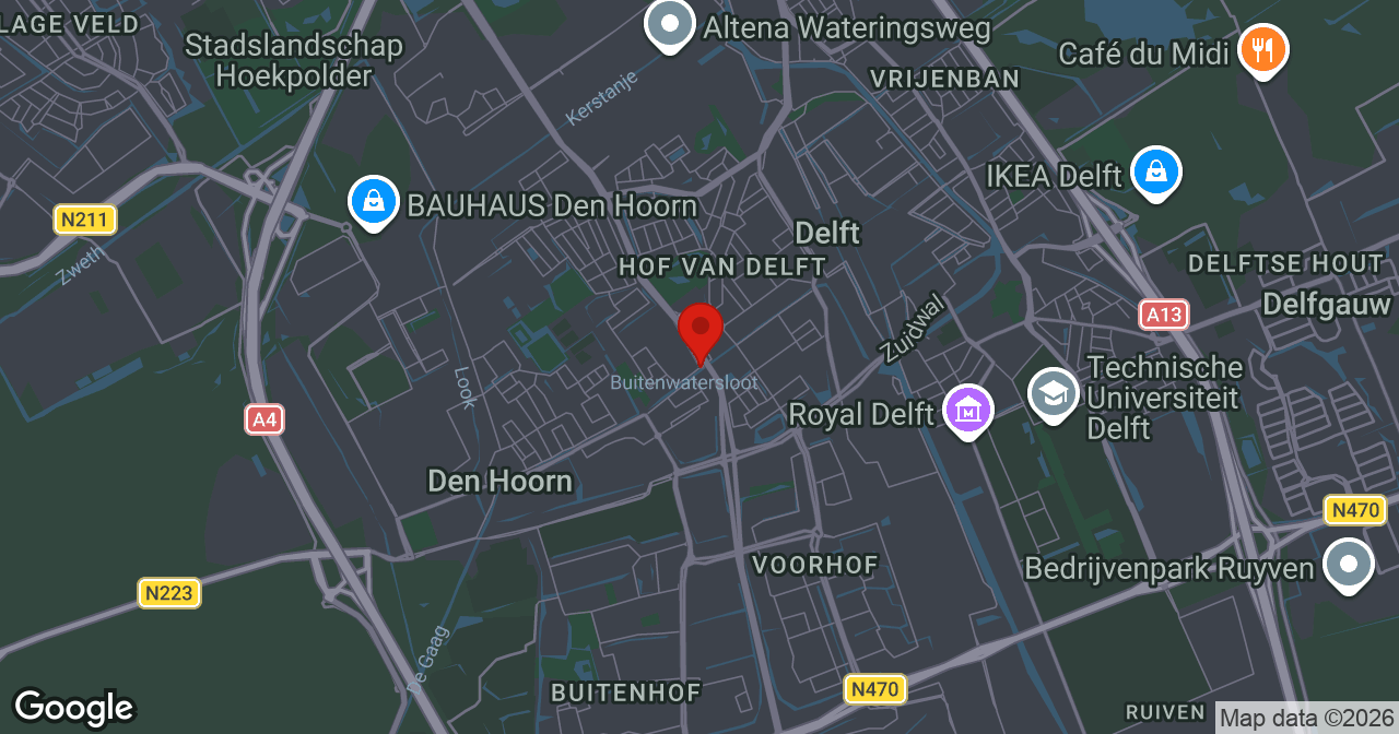 Kaart van de meldlocatie