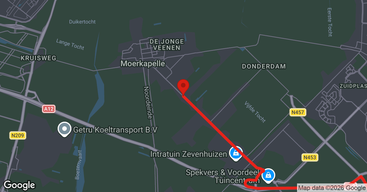 Kaart van de meldlocatie