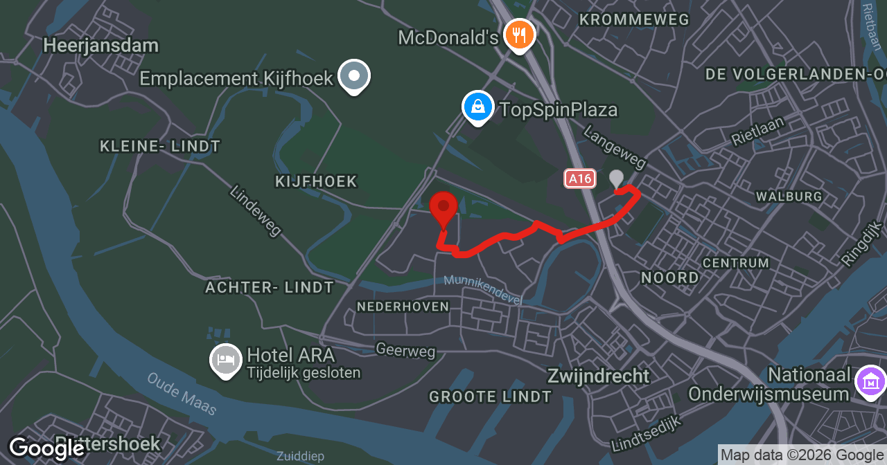 Kaart van de meldlocatie