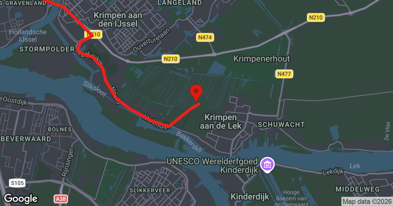 Kaart van de meldlocatie