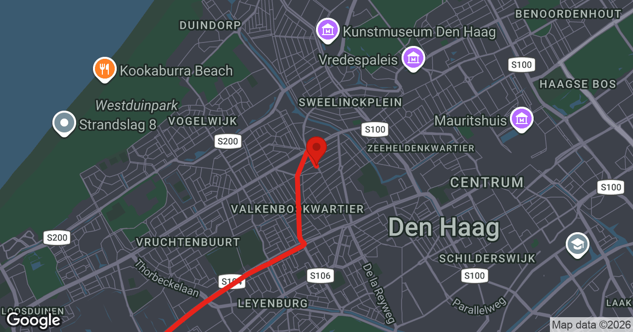 Kaart van de meldlocatie