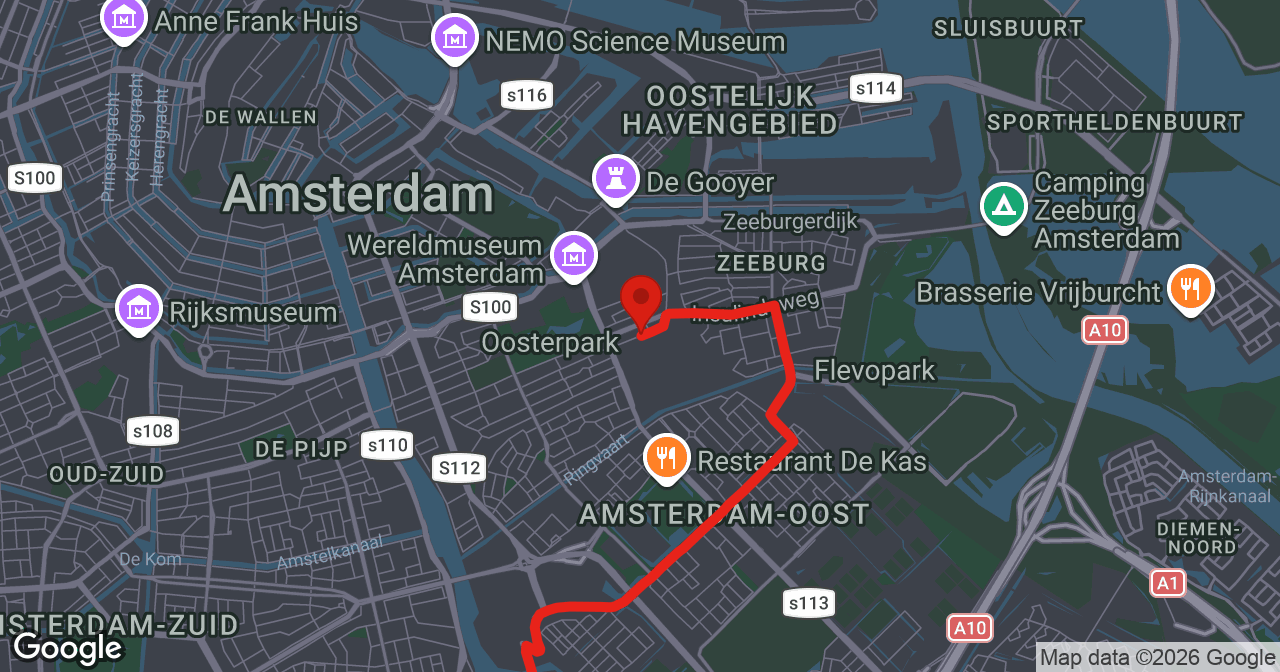 Kaart van de meldlocatie