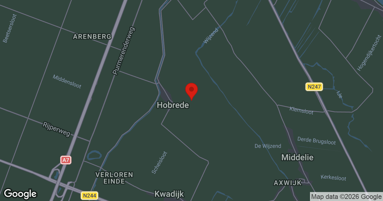 Kaart van de meldlocatie