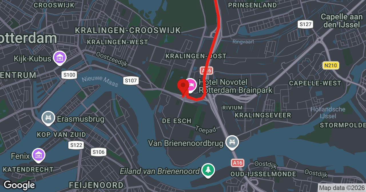 Kaart van de meldlocatie