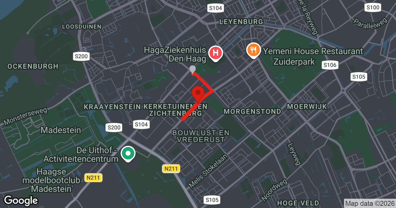 Kaart van de meldlocatie