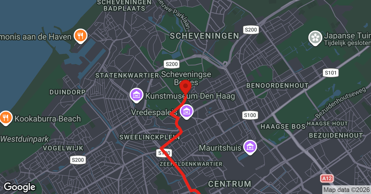 Kaart van de meldlocatie