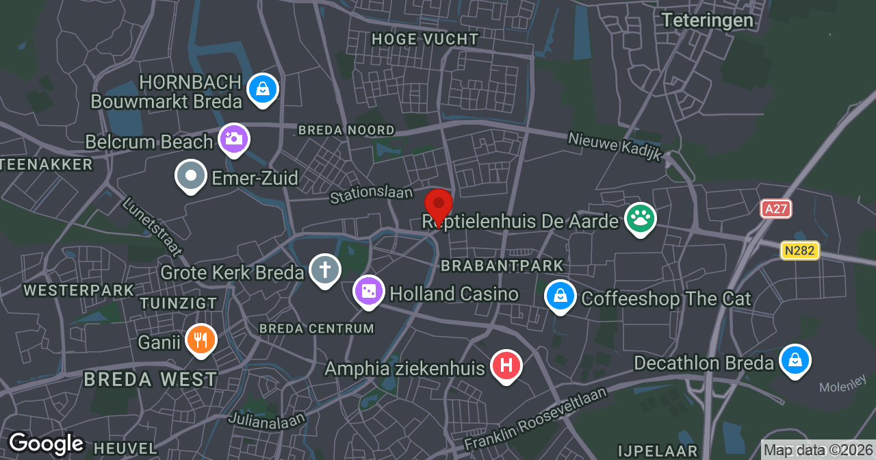 Kaart van de meldlocatie