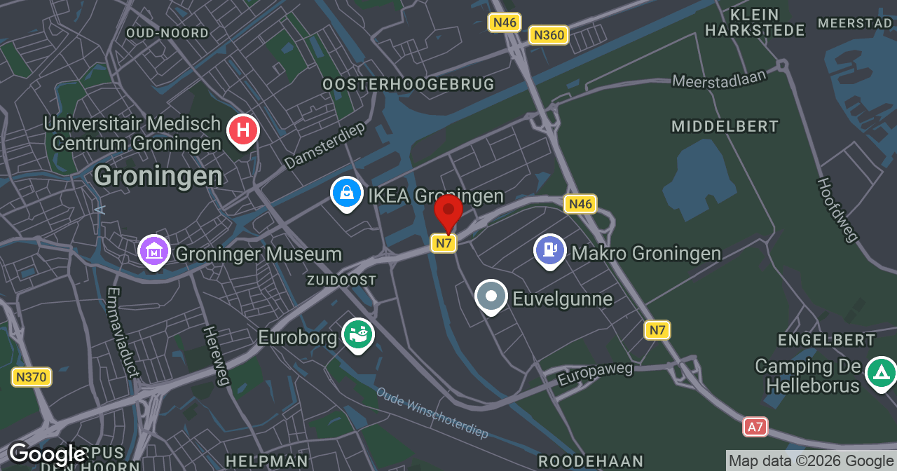 Kaart van de meldlocatie