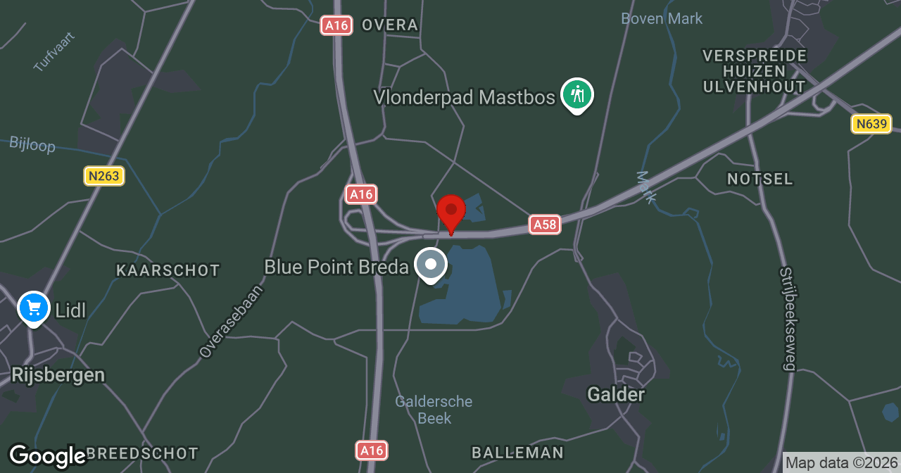 Kaart van de meldlocatie