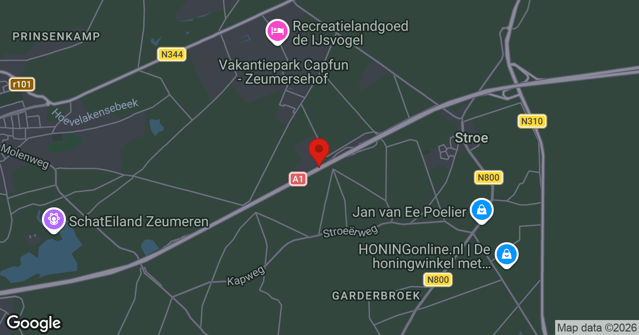 Kaart van de meldlocatie