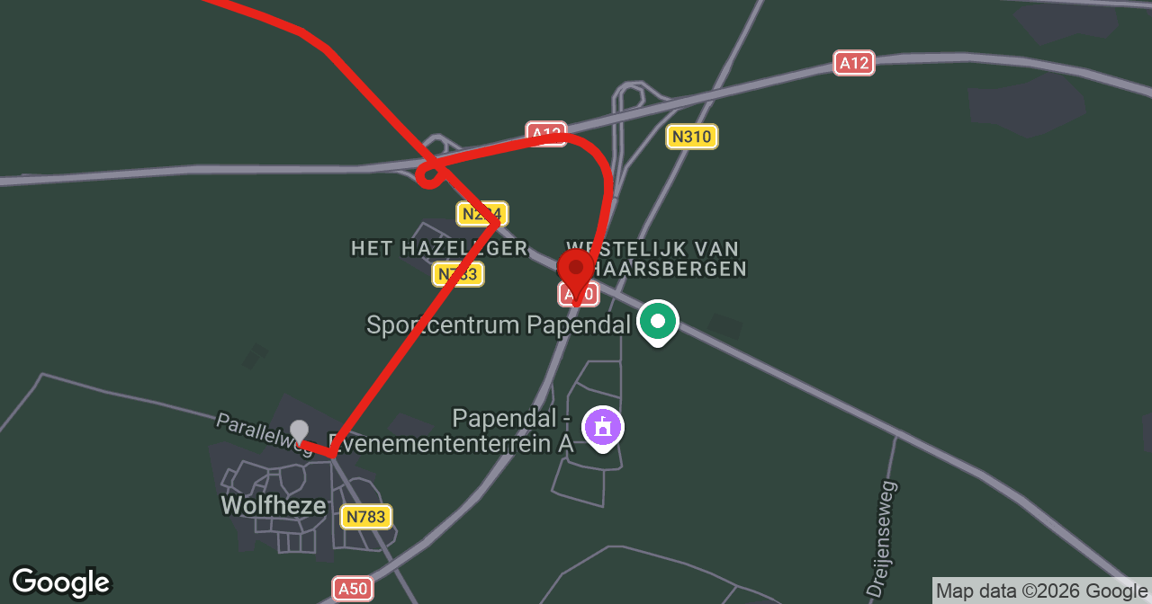 Kaart van de meldlocatie