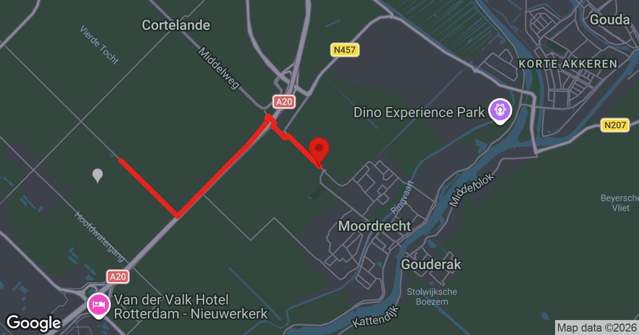 Kaart van de meldlocatie