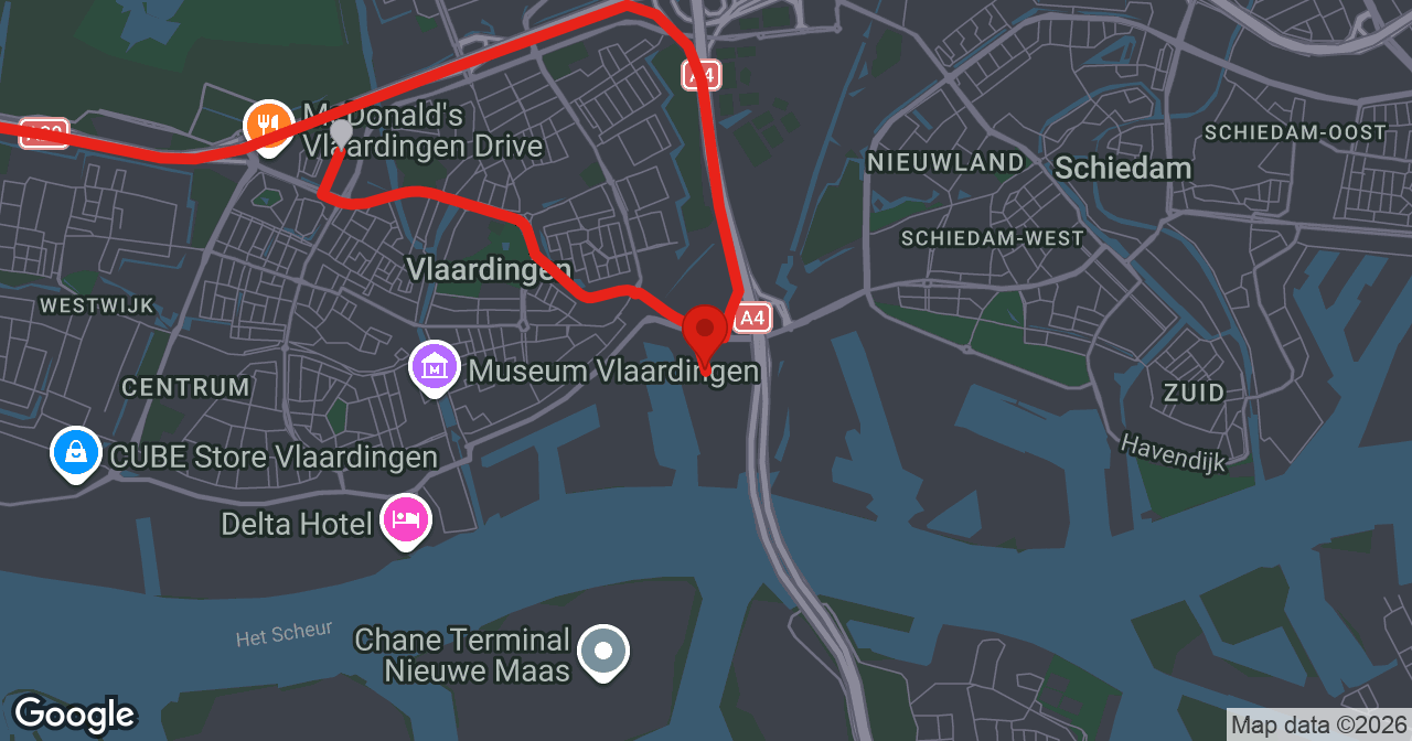 Kaart van de meldlocatie