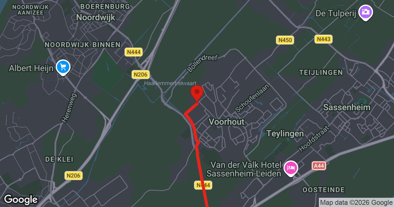 Kaart van de meldlocatie