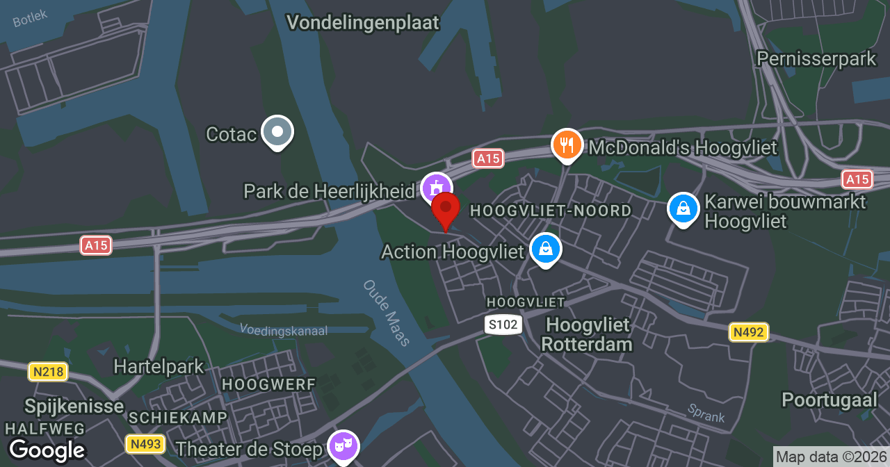 Kaart van de meldlocatie