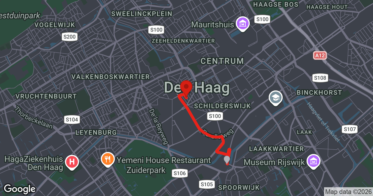 Kaart van de meldlocatie