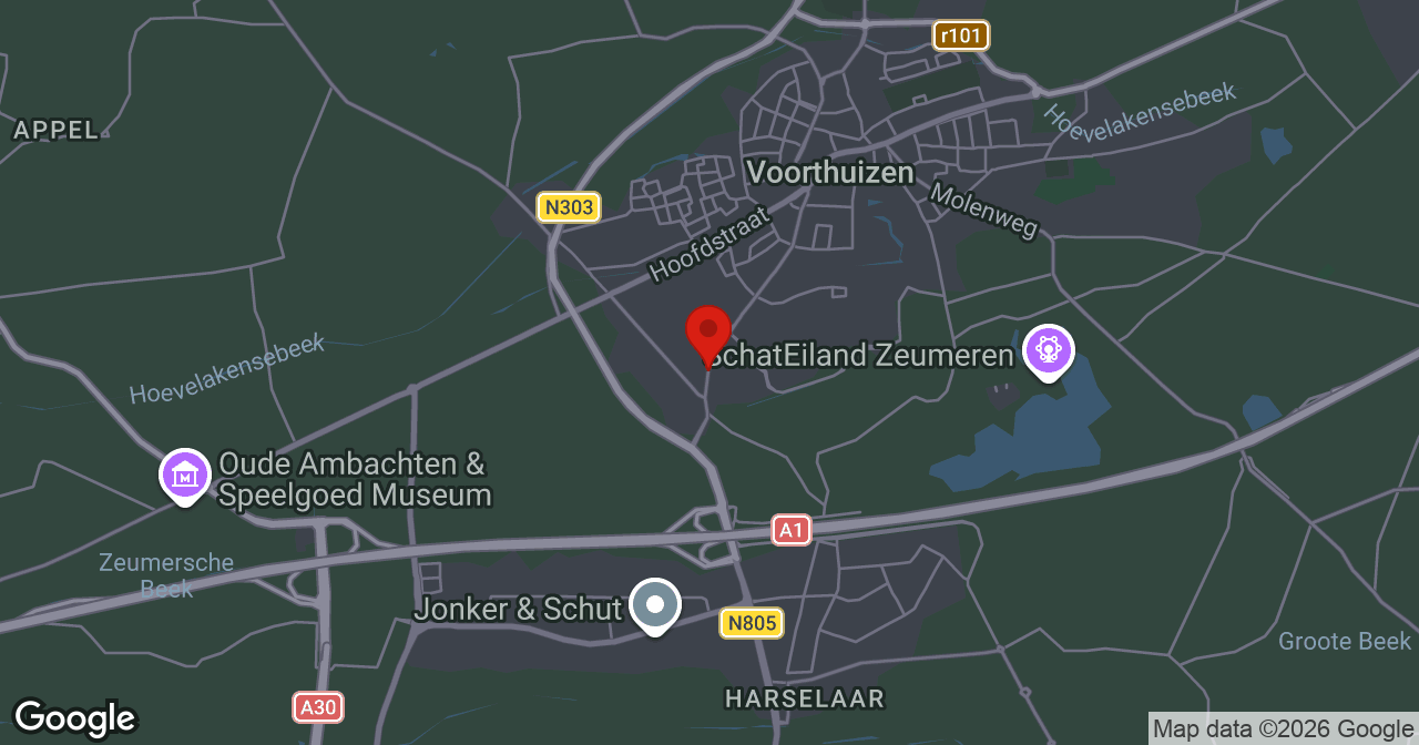 Kaart van de meldlocatie