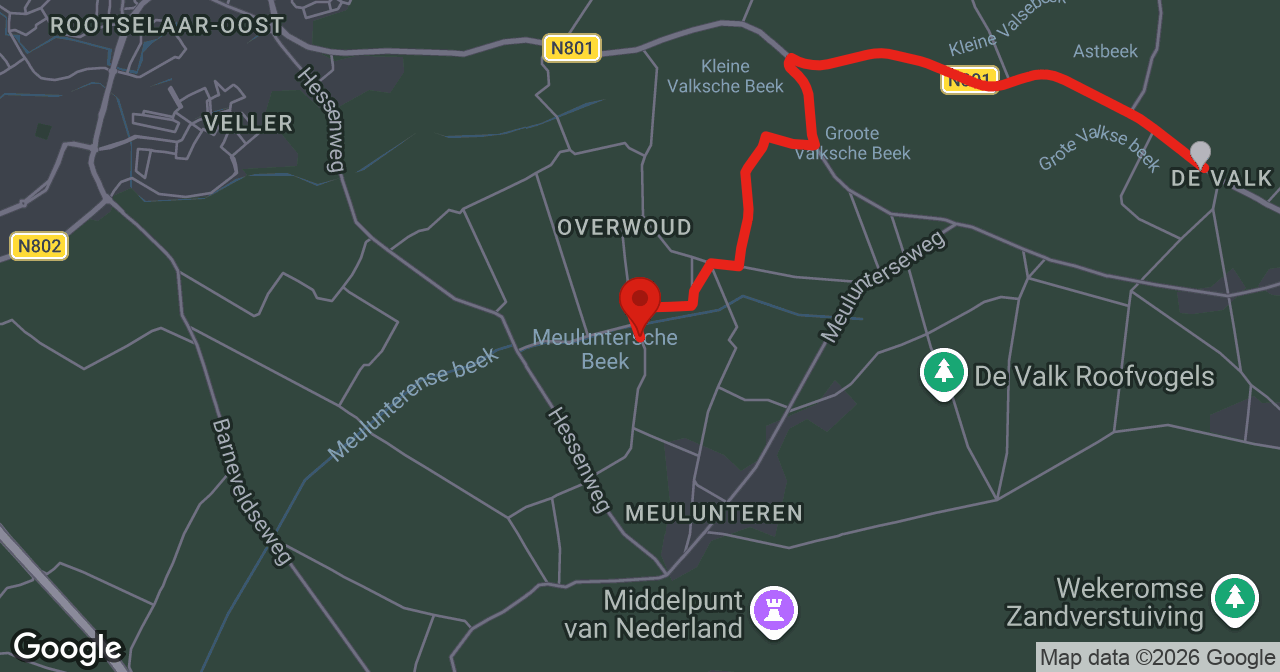 Kaart van de meldlocatie