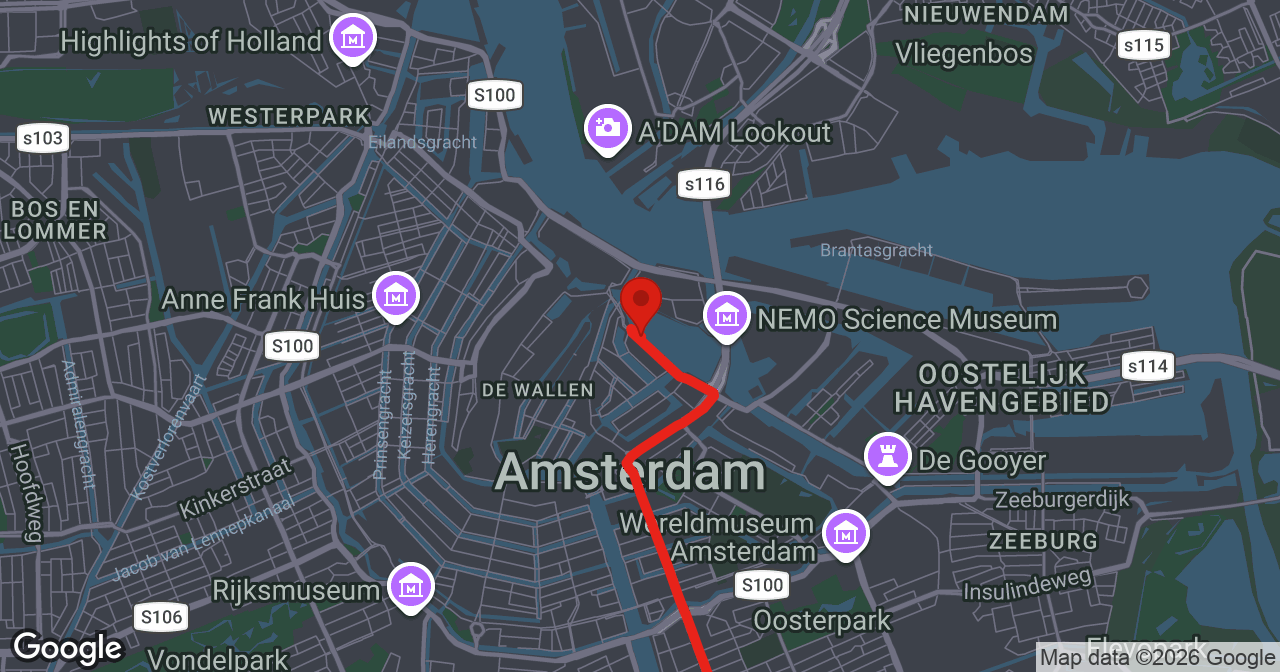 Kaart van de meldlocatie