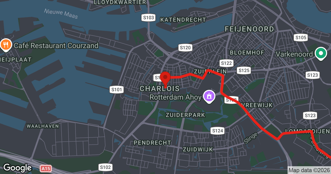 Kaart van de meldlocatie