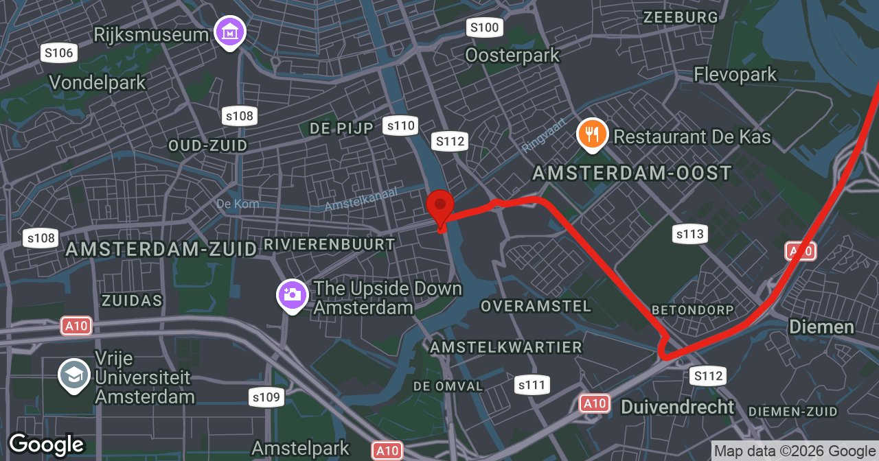 Kaart van de meldlocatie