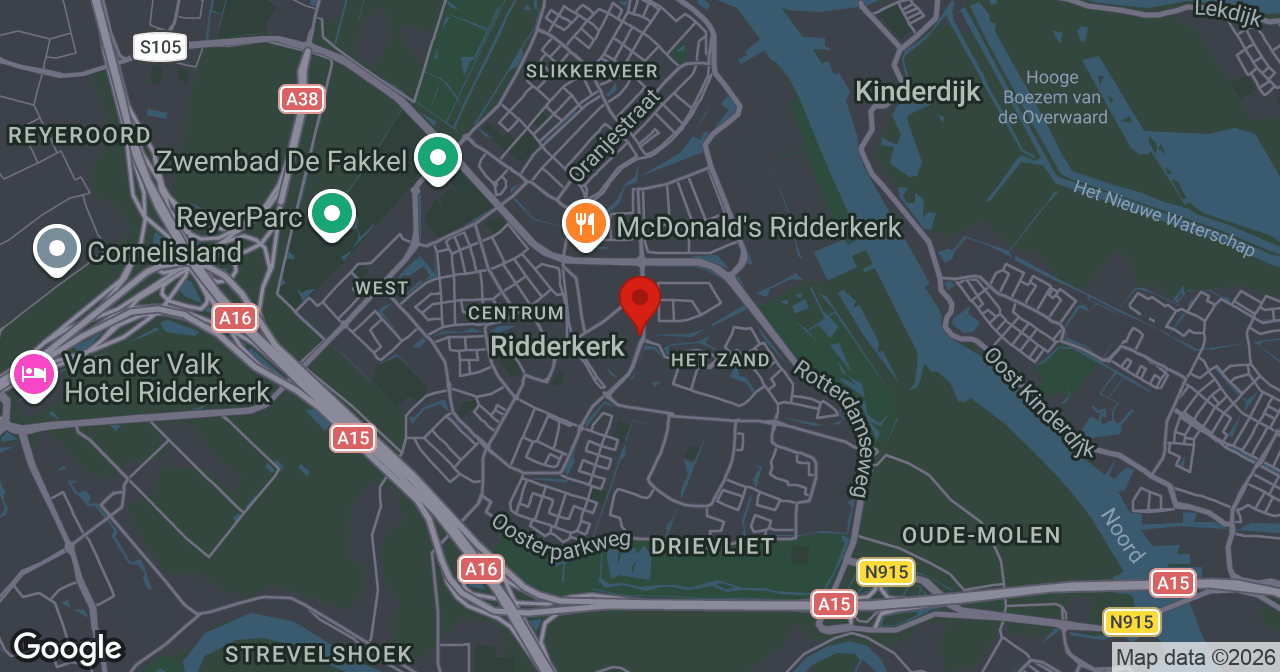 Kaart van de meldlocatie