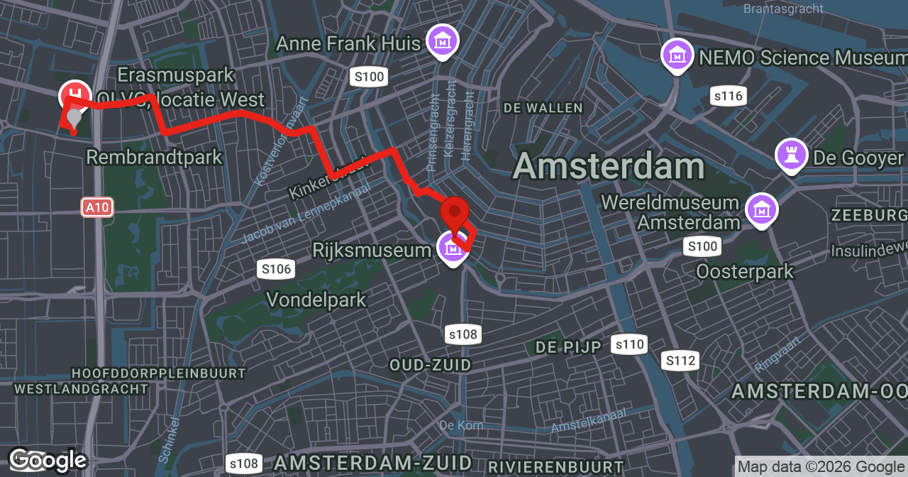 Kaart van de meldlocatie