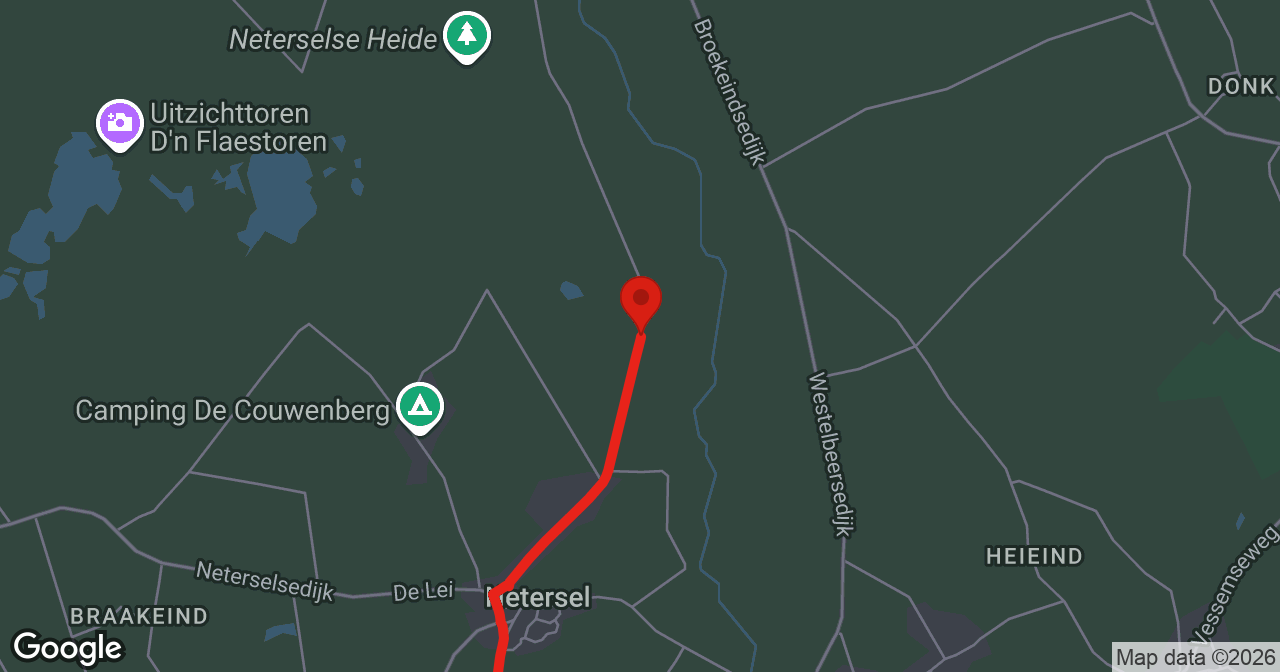 Kaart van de meldlocatie