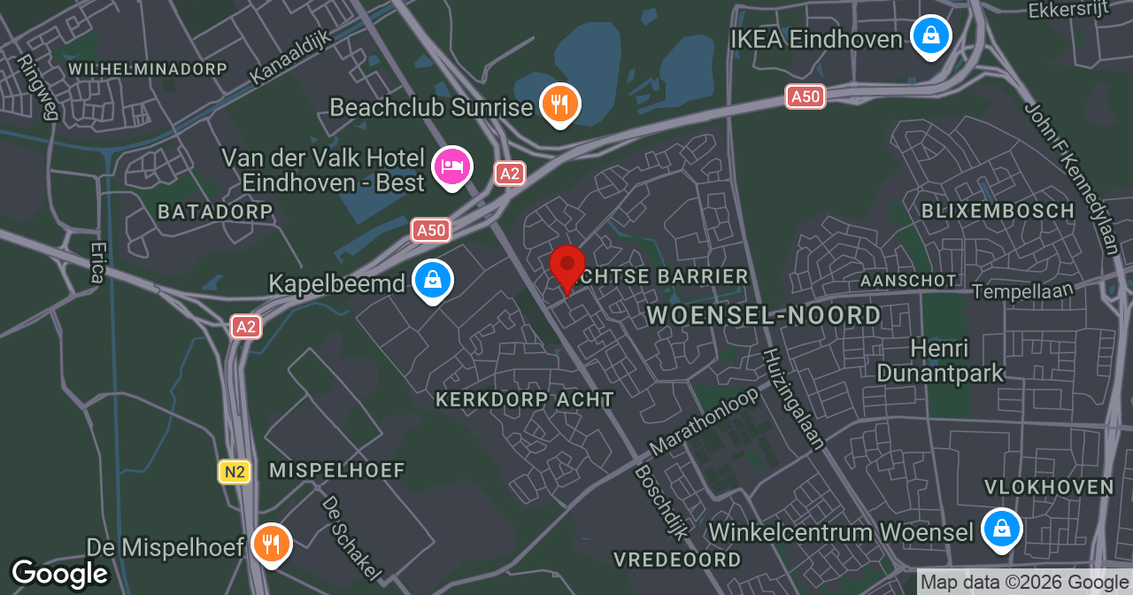 Kaart van de meldlocatie