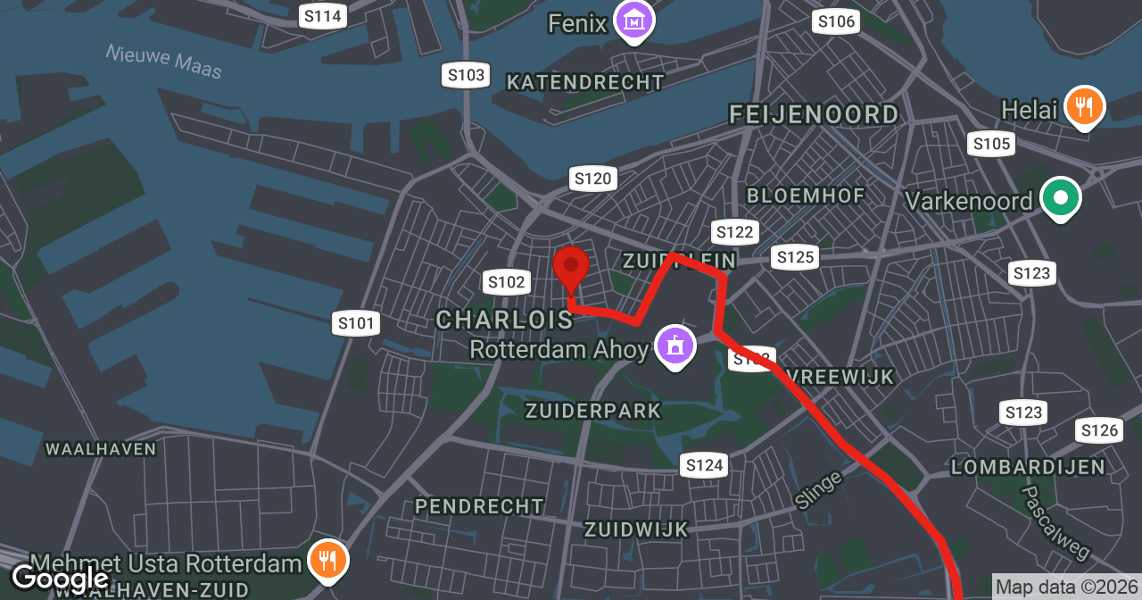 Kaart van de meldlocatie