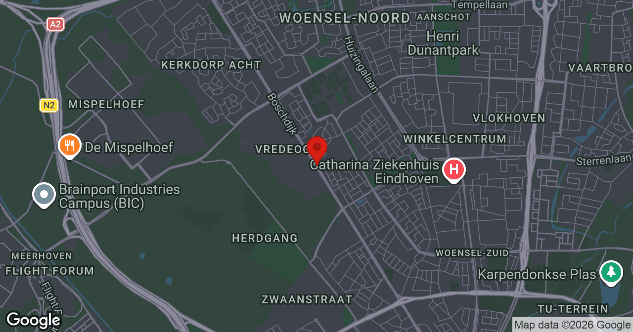 Kaart van de meldlocatie