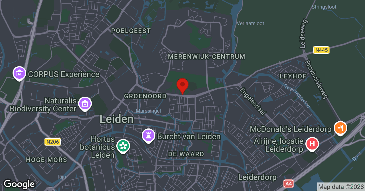 Kaart van de meldlocatie
