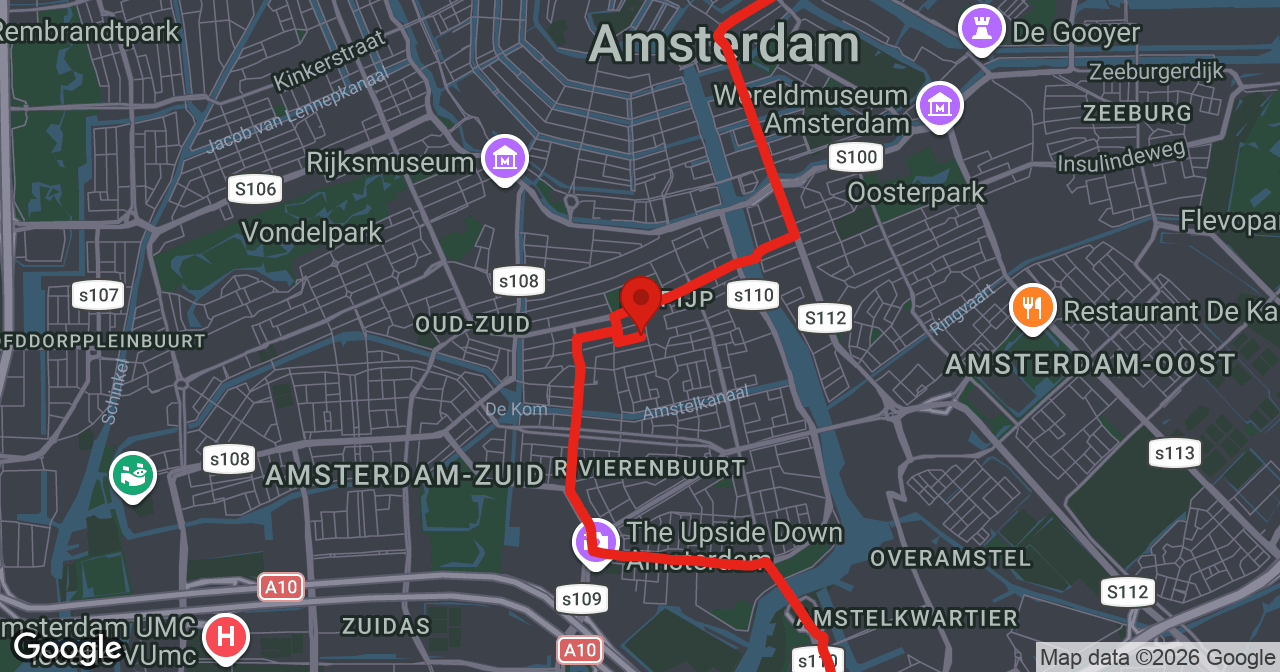 Kaart van de meldlocatie