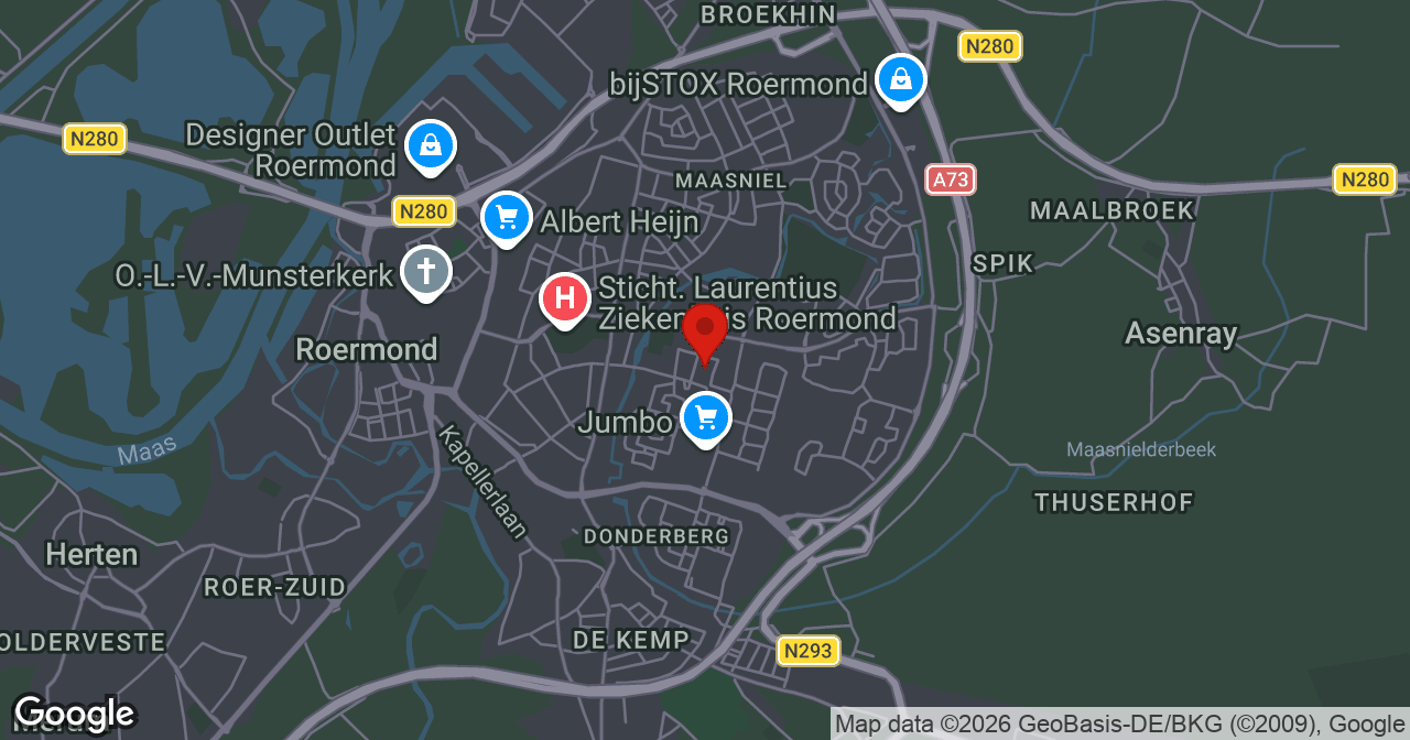 Kaart van de meldlocatie