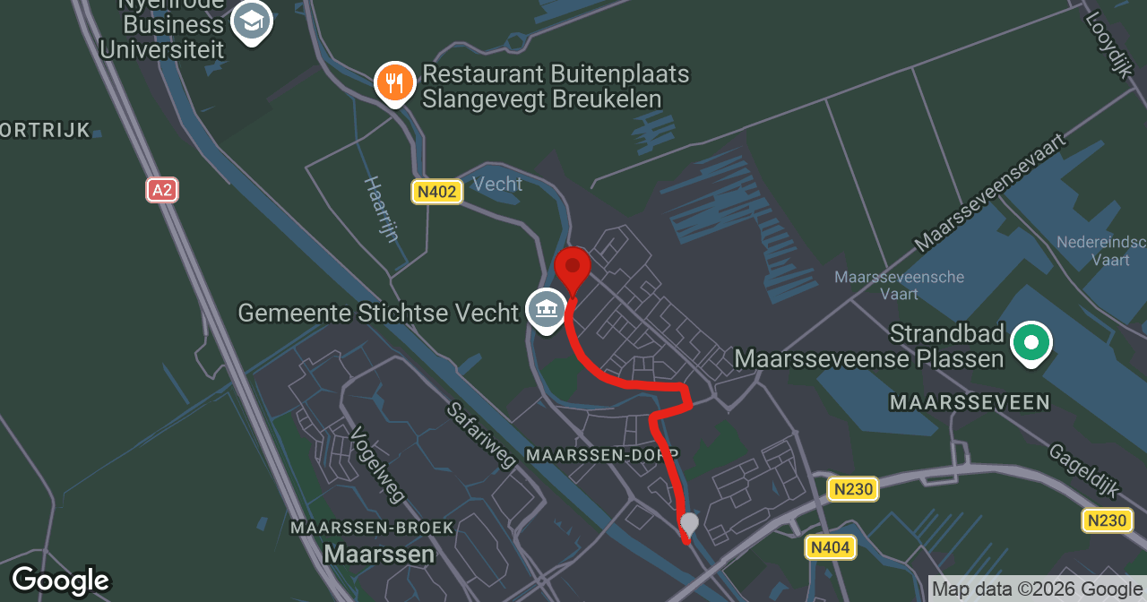 Kaart van de meldlocatie