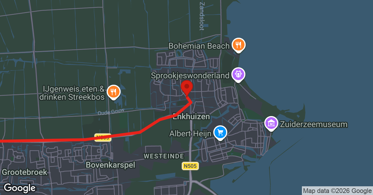 Kaart van de meldlocatie
