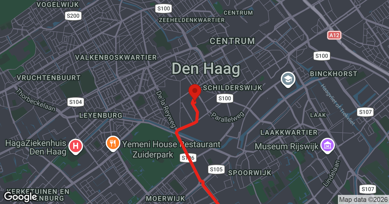 Kaart van de meldlocatie