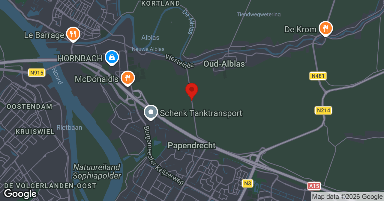 Kaart van de meldlocatie