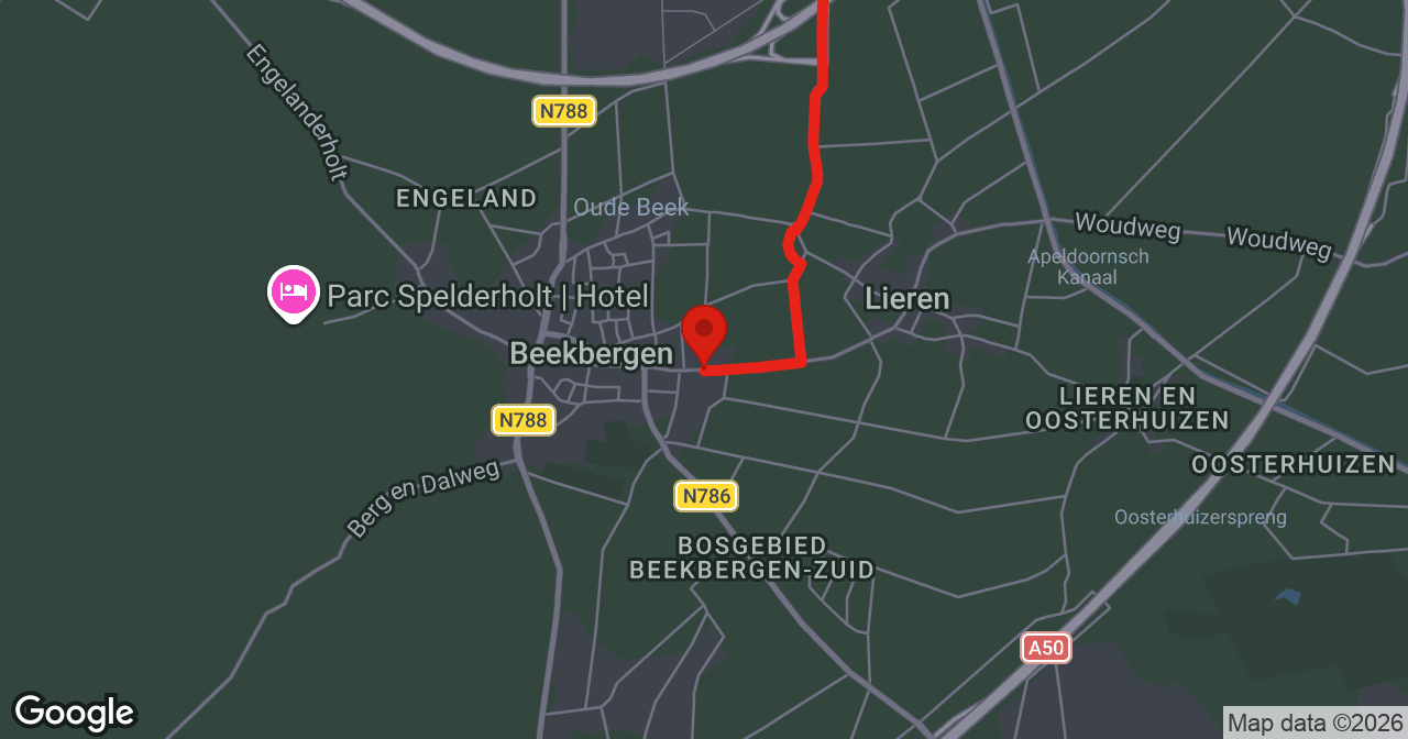 Kaart van de meldlocatie