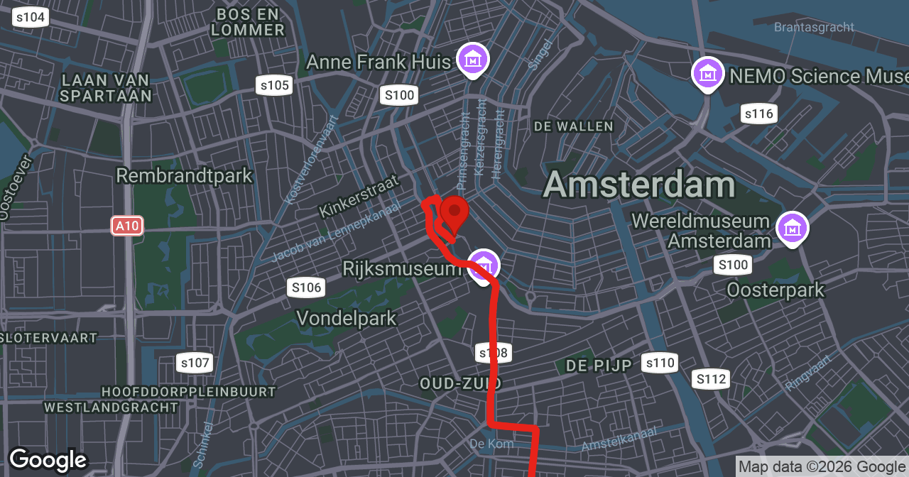 Kaart van de meldlocatie